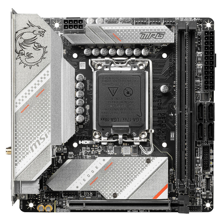 MPG B760I EDGE WIFI - B760/LGA1700/DDR5/mITX - MPGB760IEDGEWIFI | MSI 
