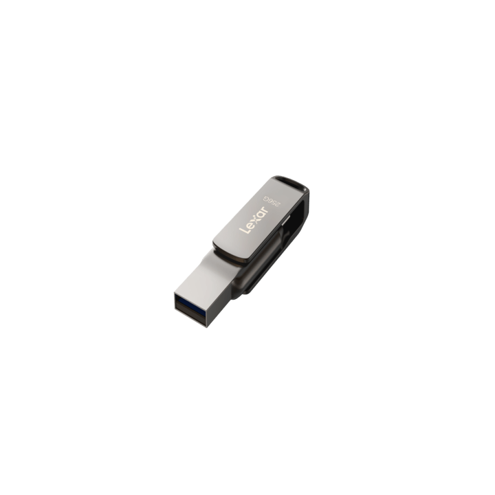 Clé 256Go USB 3.1 + Type C JumpDrive D400 - LJDD400256GBNQNG | Lexar 