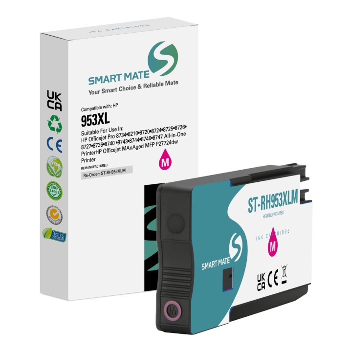 Cartouche 953XL haute capacité Magenta - STRH953XLM | Compatible HP 
