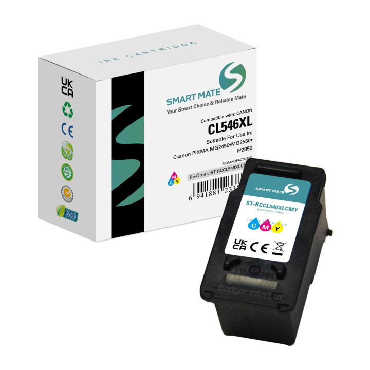 Cartouche CL-546XL 3 couleurs - STRCCL546XLCMY | Compatible Canon 