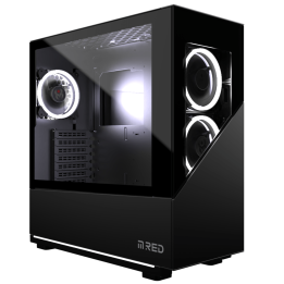 ELITE BLACK Rainbow ARGB MR-006 - MT - Sans Alim - ATX - MR006 | M.RED 