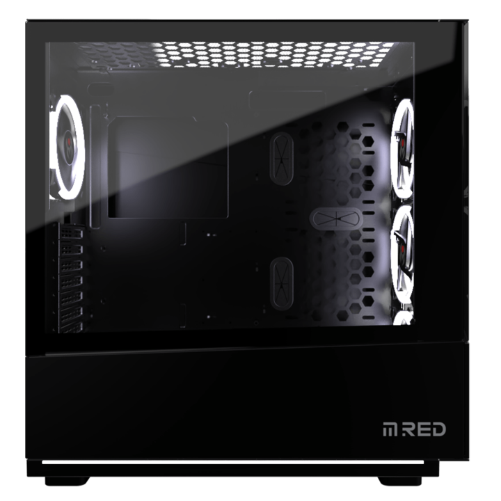 ELITE BLACK Rainbow ARGB MR-006 - MT - Sans Alim - ATX - MR006 | M.RED 