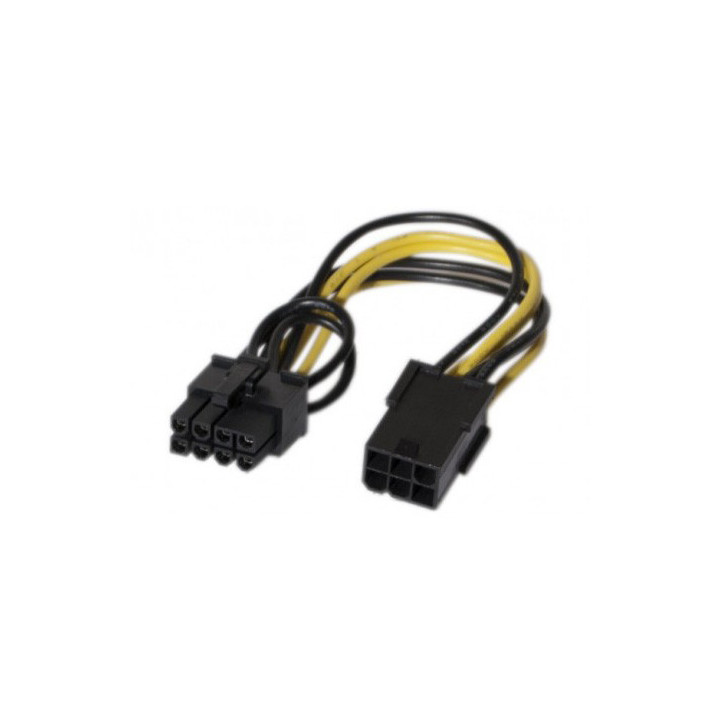 Adaptateur alimentation PCI-E 6 pin vers 8 pin | Générique 