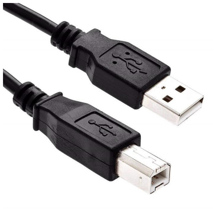 Cable imprimante USB 2.0 AB M/M - 0.6M | Générique 