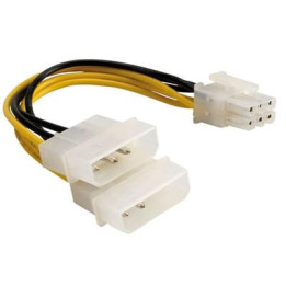 Câble alim. carte Graphique molex vers 6 broches | Générique 