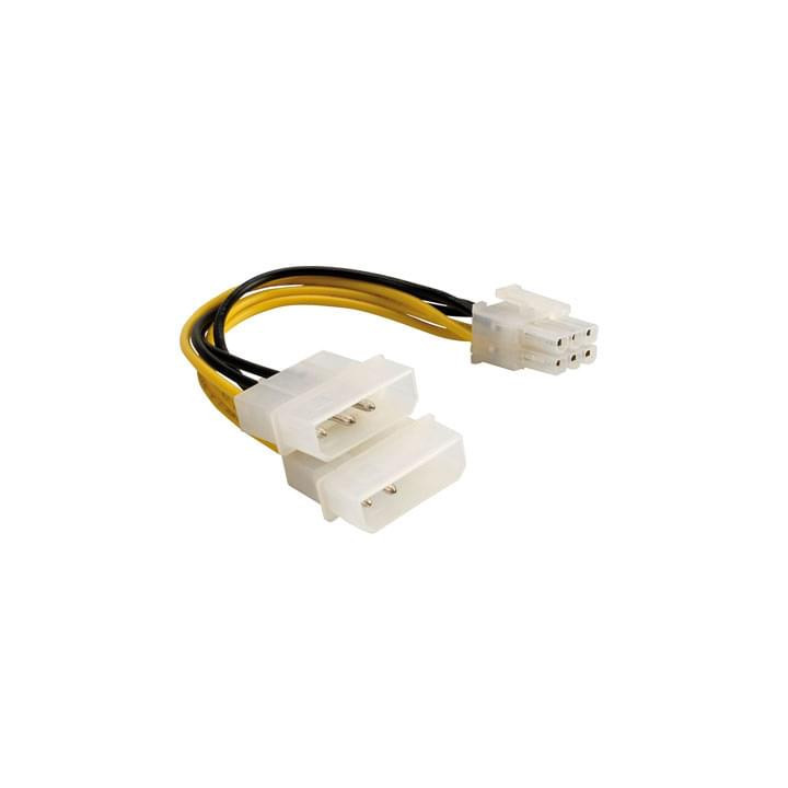 Câble alim. carte Graphique molex vers 6 broches | Générique 