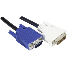 Câble DVI Male vers VGA - 1.8m | Générique 