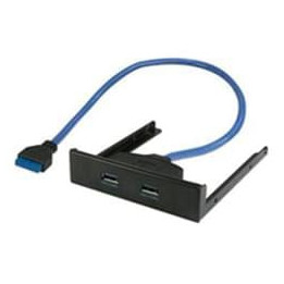 Panneau Frontal 2 ports USB3.0 sur emplacement 3.5 | Générique 