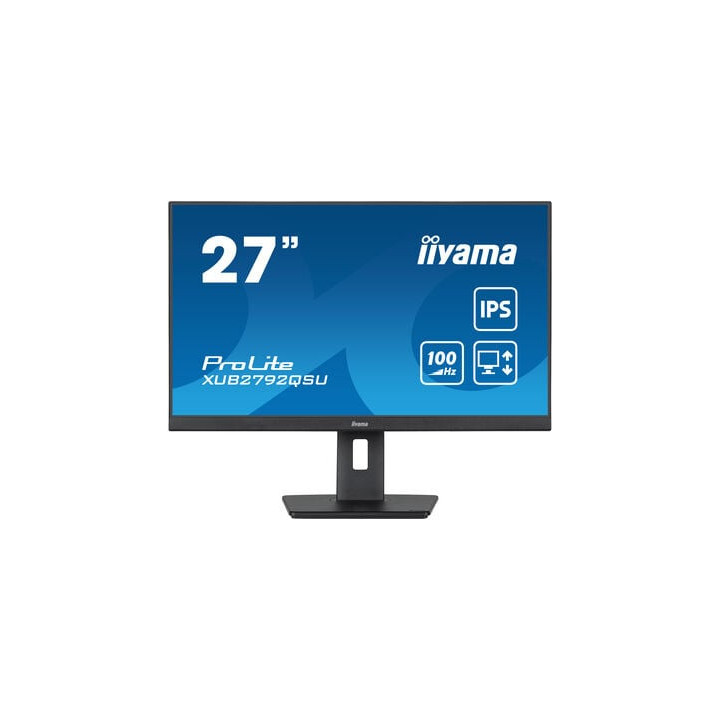 XUB2792QSU-B6 27" WQHD - 100Hz - 0.4ms - IPS - FreeSync - XUB2792QSUB6 | Iiyama 