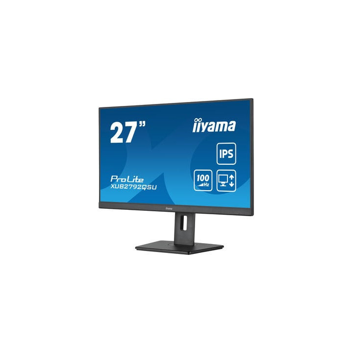 XUB2792QSU-B6 27" WQHD - 100Hz - 0.4ms - IPS - FreeSync - XUB2792QSUB6 | Iiyama 
