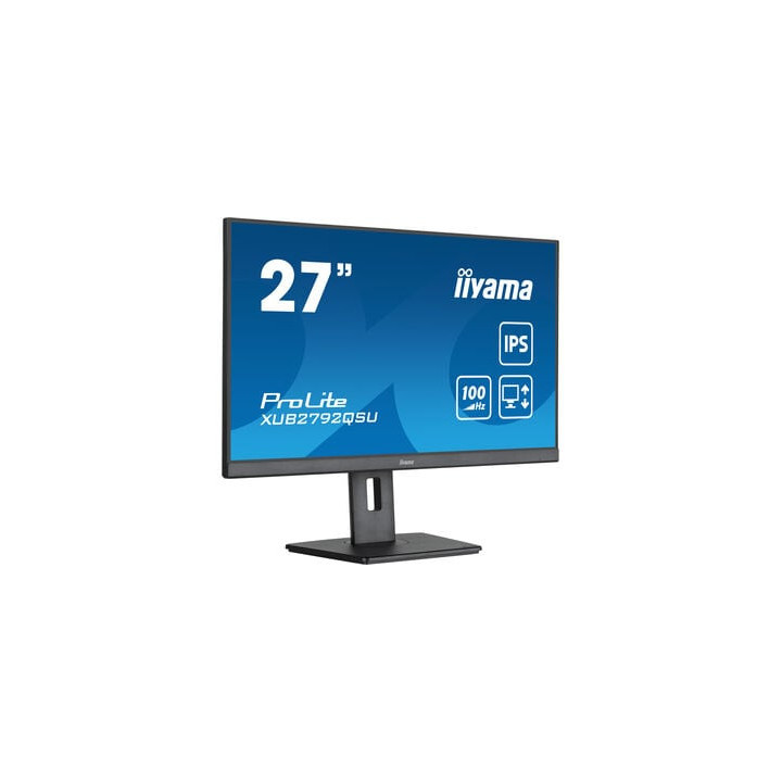 XUB2792QSU-B6 27" WQHD - 100Hz - 0.4ms - IPS - FreeSync - XUB2792QSUB6 | Iiyama 
