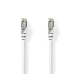 Câble RJ45 Mâle - Mâle Cat 8.1 S - FTP - 5m Blanc - CCGL85520WT50 | Nedis 