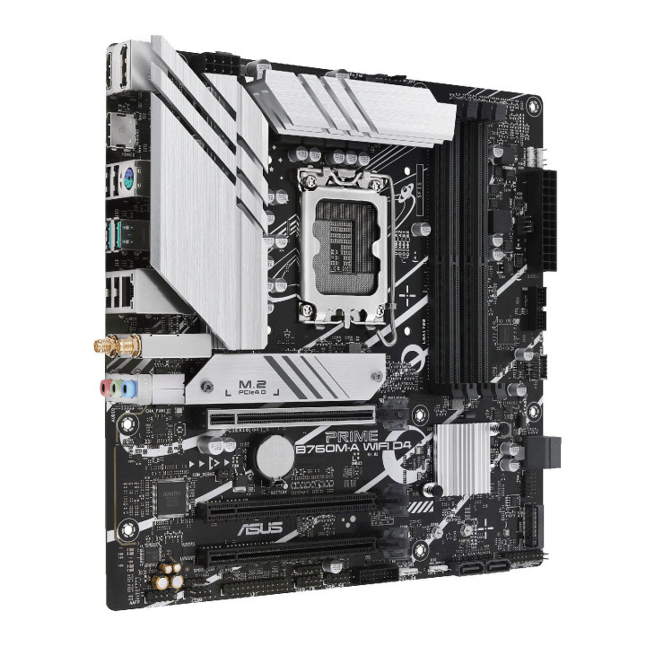 PRIME B760M-A WIFI D4 - B760 - LGA1700 - DDR4 - mATX - 90MB1CX0M1EAY0 | Asus 