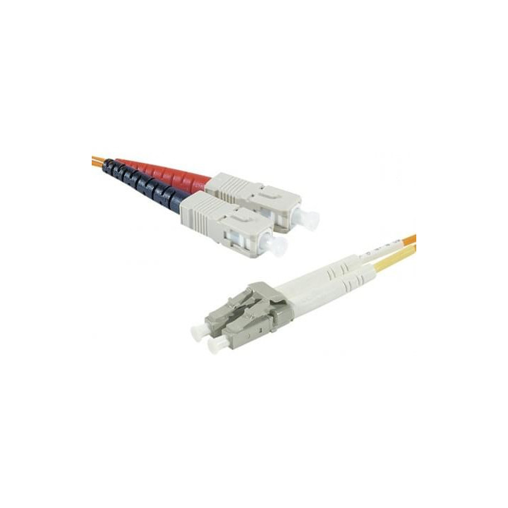 Cordon fibre Optique multimode LC/SC 62,5/125 - 2m | Générique 