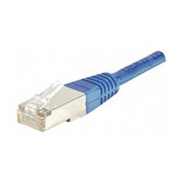 Cordon Cat 6, 4P Moule 2.00 m F/UTP Bleu | Générique 