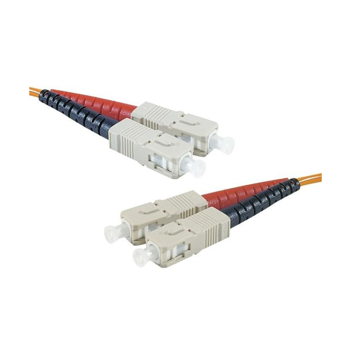 Cordon fibre optique OM2 SC/SC 50/125 - 2.00 m | Générique 