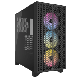 3000D Airflow RGB Noir - MT - Sans Alim - ATX - CC9011255WW | Corsair 