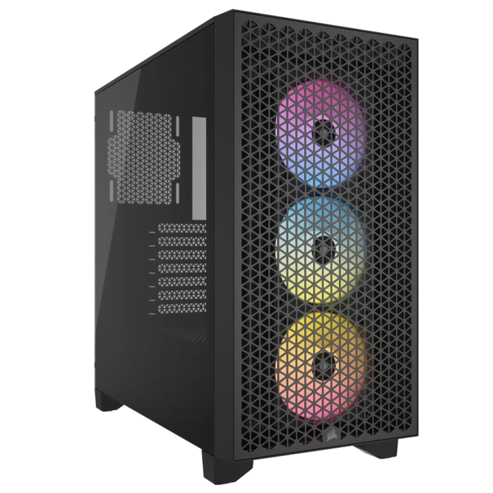 3000D Airflow RGB Noir - MT - Sans Alim - ATX - CC9011255WW | Corsair 