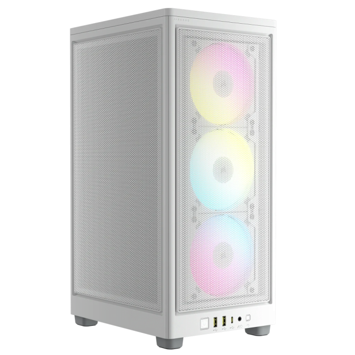 2000D Airflow RGB Blanc - mT - Sans Alim - Mini-ITX - CC9011247WW | Corsair 