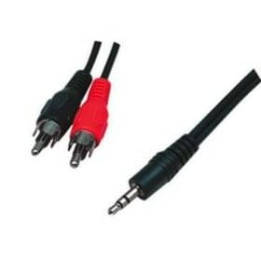 Câble Audio Jack 3.5 / 2 RCA 5m | Générique 