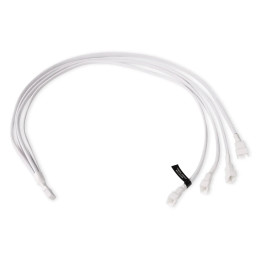 Répartiteur 1 vers 4 ventilateurs 4pin PWM Blanc - 18729 | Alphacool 