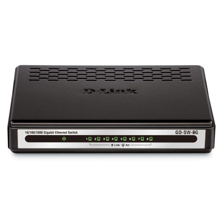 8 ports 10/100/1000 - GO-SW-8G | D-Link 