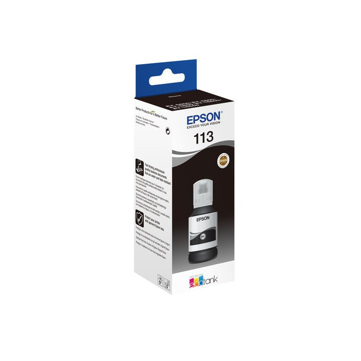 Flacon EcoTank 113 Noir - C13T06B140 | Epson 