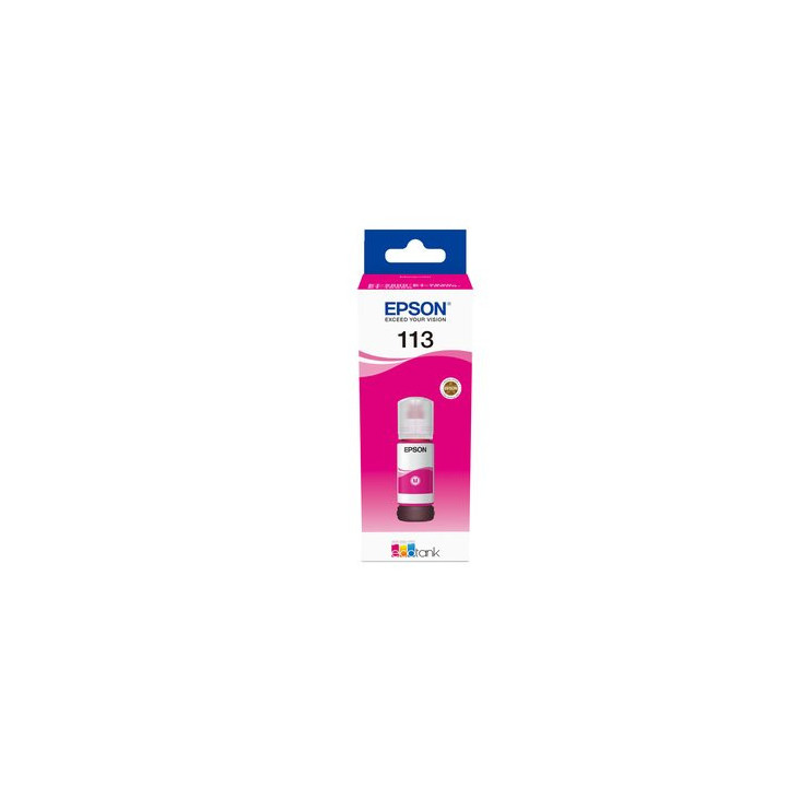 Flacon EcoTank 113 Magenta - C13T06B340 | Epson 