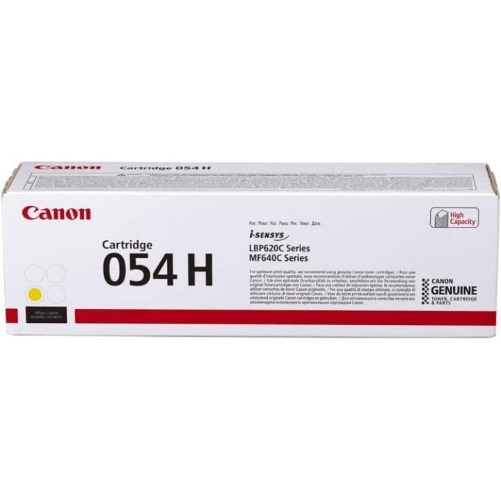 Toner Jaune 054H 2300 pages - STC3025C002 | Compatible Canon 