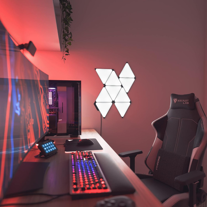 Shapes Black Triangles Pack Expansion - 3 pièces - NL470101TW3PK | Nanoleaf 