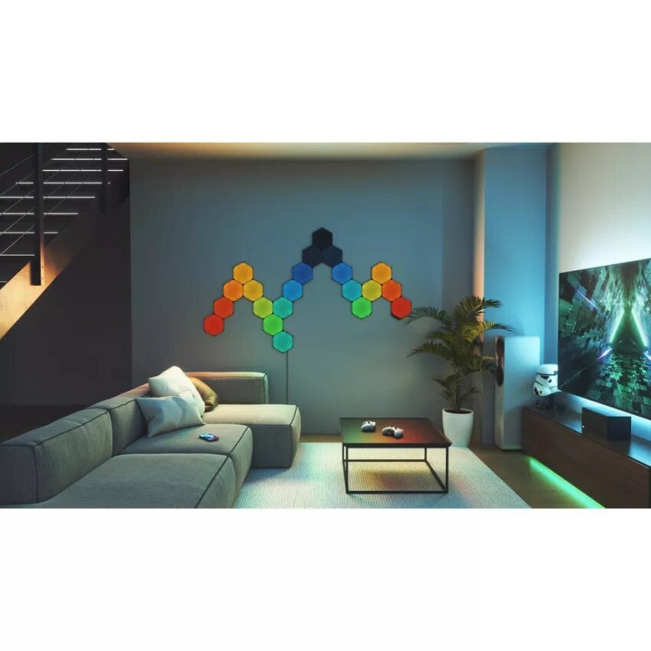 Shapes Black Hexagons Pack Expansion - 3 pièces - NL420101HX3PK | Nanoleaf 