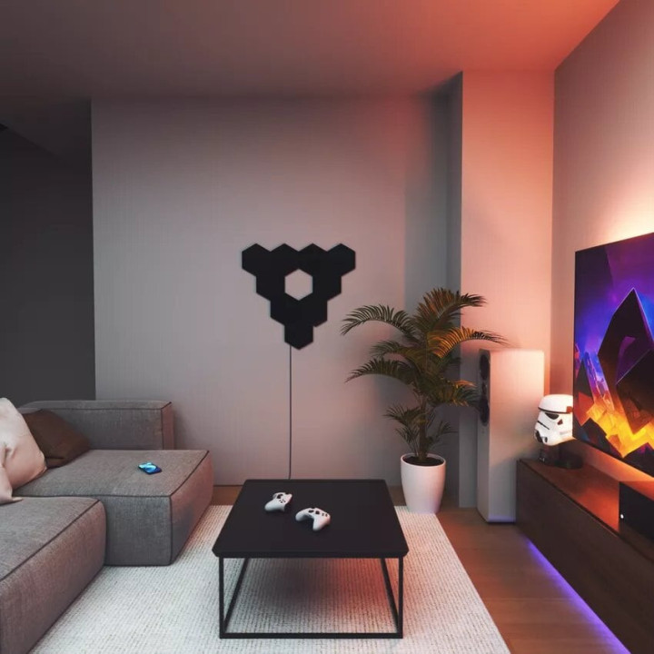 Shapes Black Hexagons Pack Expansion - 3 pièces - NL420101HX3PK | Nanoleaf 