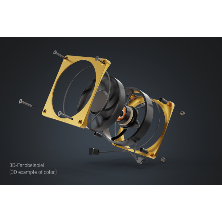 Apex Stealth Metal 120mm - 2000rpm GOLD - 13854 | Alphacool 