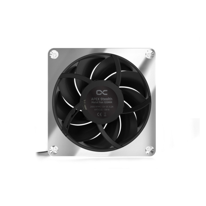 Apex Stealth Metal 120mm - 2000rpm Chrome - 13818 | Alphacool 