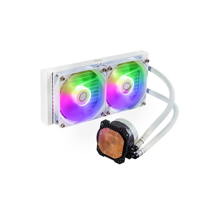 MasterLiquid 240L Core ARGB Blanc - MLWD24MA18PZRW | Cooler Master 