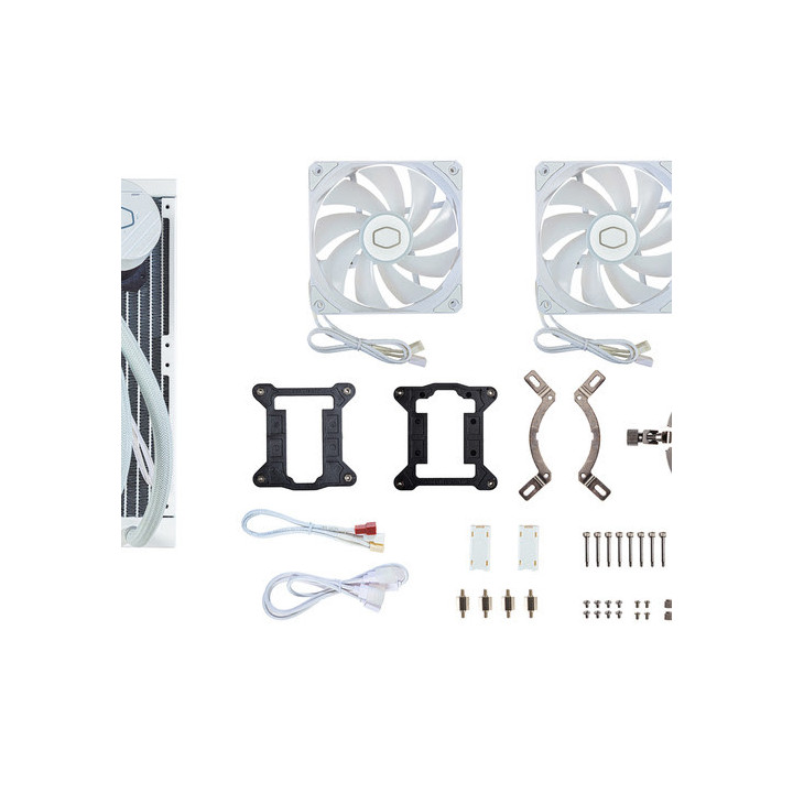 MasterLiquid 240L Core ARGB Blanc - MLWD24MA18PZRW | Cooler Master 