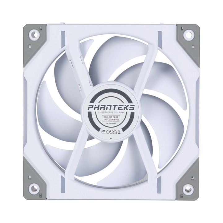 D30 Reverse White (Pack de 3x140 mm) D-RGB - PHF140D30R_DRGB_PWM_WT01_3P | Phanteks 