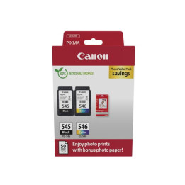 Pack Noir et Couleurs PG-545 - CL-546 - 8287B008 | Canon 