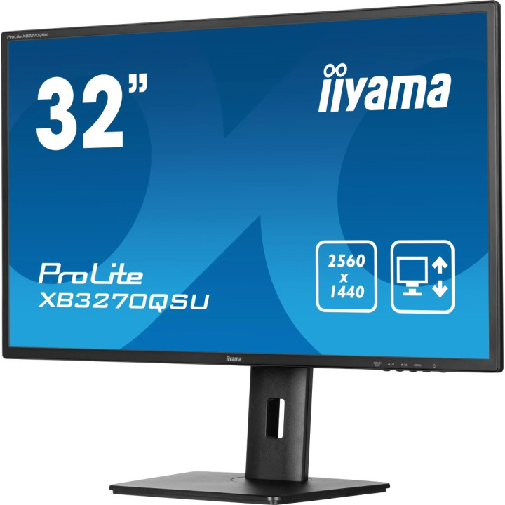 XB3270QSU-B1 31.5" QHD - 100Hz - IPS - 3ms - Pied reglable - XB3270QSUB1 | Iiyama 