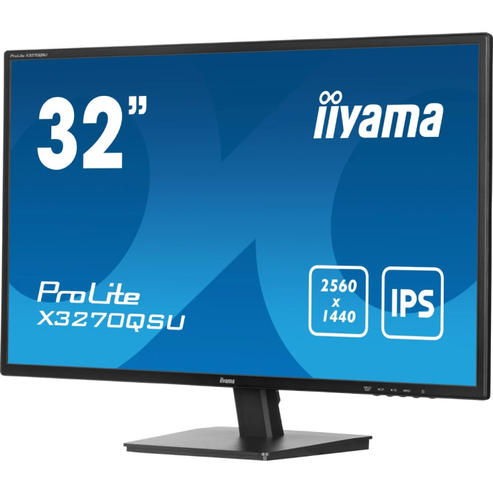 X3270QSU-B1 31.5" QHD - 100Hz - IPS - 3ms - Hub USB - X3270QSUB1 | Iiyama 