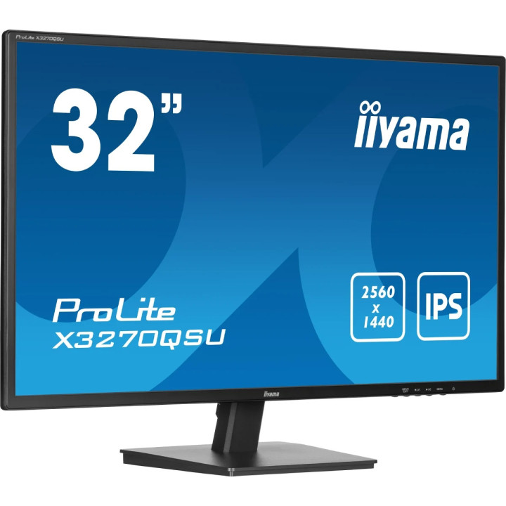 X3270QSU-B1 31.5" QHD - 100Hz - IPS - 3ms - Hub USB - X3270QSUB1 | Iiyama 