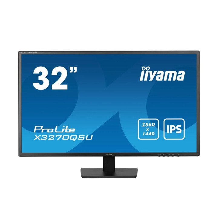 X3270QSU-B1 31.5" QHD - 100Hz - IPS - 3ms - Hub USB - X3270QSUB1 | Iiyama 