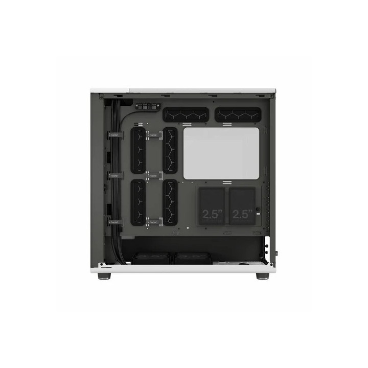 North XL Chalk White TG Clear - MT - Ss Alim - E-ATX - FDCNOR1X04 | Fractal Design 