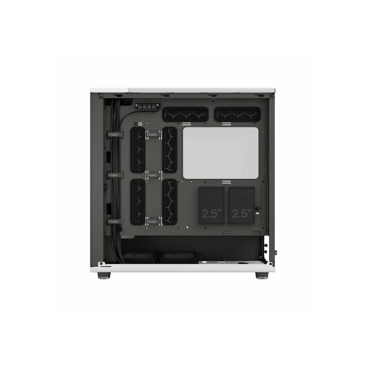 North XL Chalk White TG Clear - MT - Ss Alim - E-ATX - FDCNOR1X04 | Fractal Design 