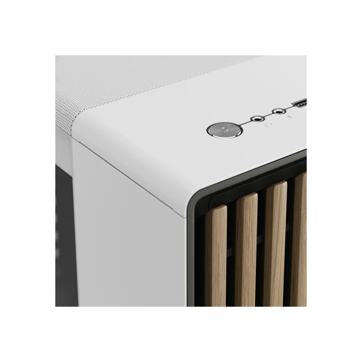 North XL Chalk White TG Clear - MT - Ss Alim - E-ATX - FDCNOR1X04 | Fractal Design 