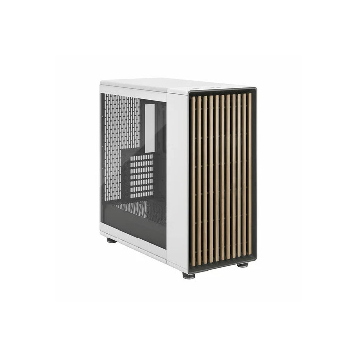 North XL Chalk White TG Clear - MT - Ss Alim - E-ATX - FDCNOR1X04 | Fractal Design 