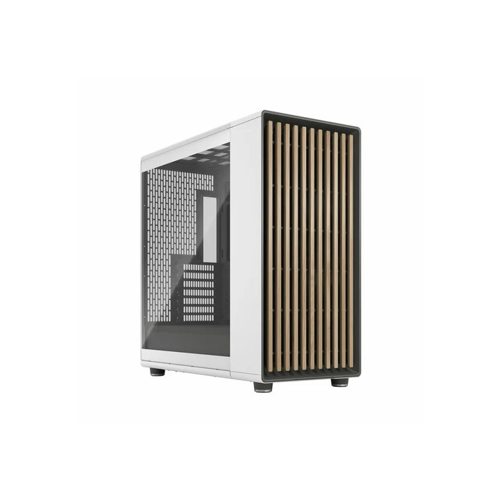 North XL Chalk White TG Clear - MT - Ss Alim - E-ATX - FDCNOR1X04 | Fractal Design 
