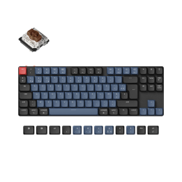 K1 PRO QMK RGB - Noir - Sans fil - 75% - Switch Marron - K1PH3FR | Keychron 