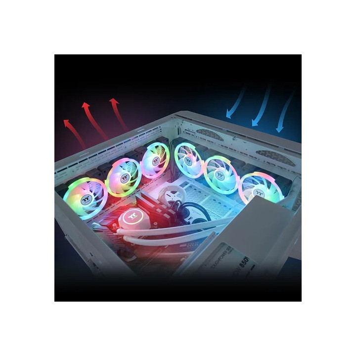 SWAFAN EX12 ARGB Noir - 120mm - Pack de 3 - CLF167PL12SWA | Thermaltake 