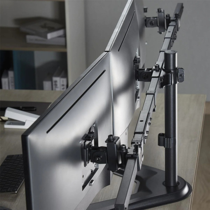 Support 3 écrans 17" - 32" horizontal - 0151153 | Kimex International 